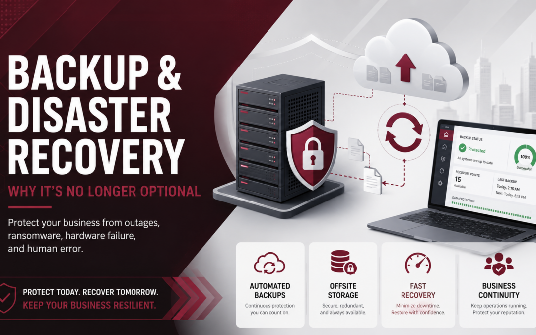 Backup and Disaster Recovery (BDR) for Businesses: Why It’s No Longer Optional