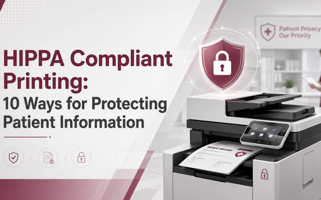 HIPAA-Compliant Printing:  10 Ways for Protecting Patient Information