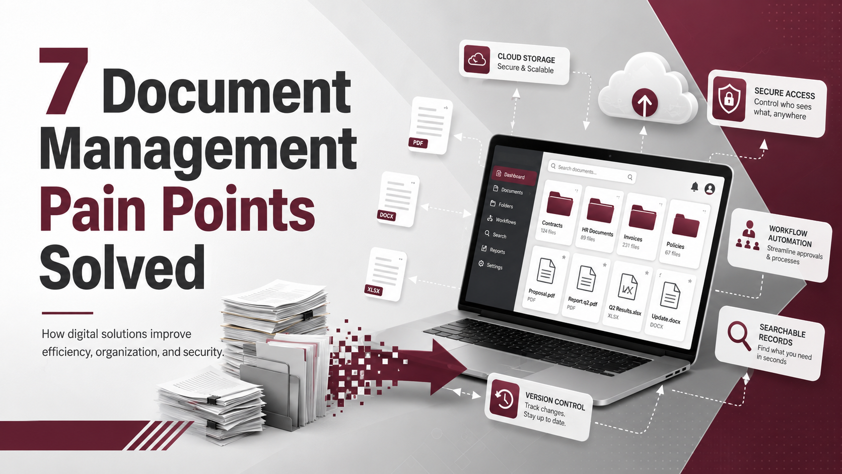 7 document management pain points - solved