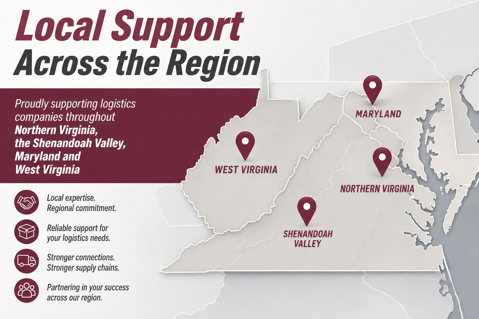 Loal area support map