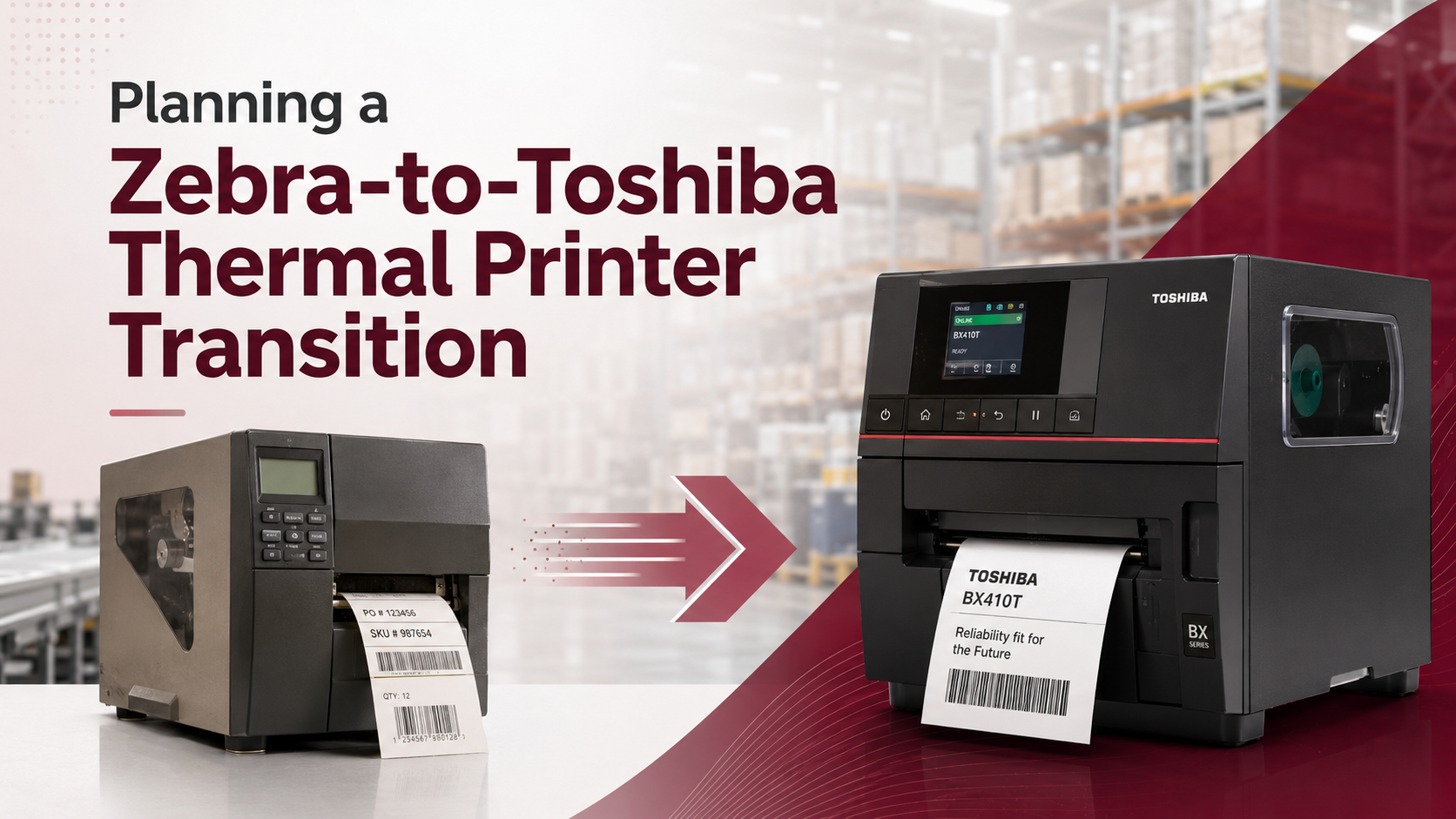Zebra - Toshiba printer