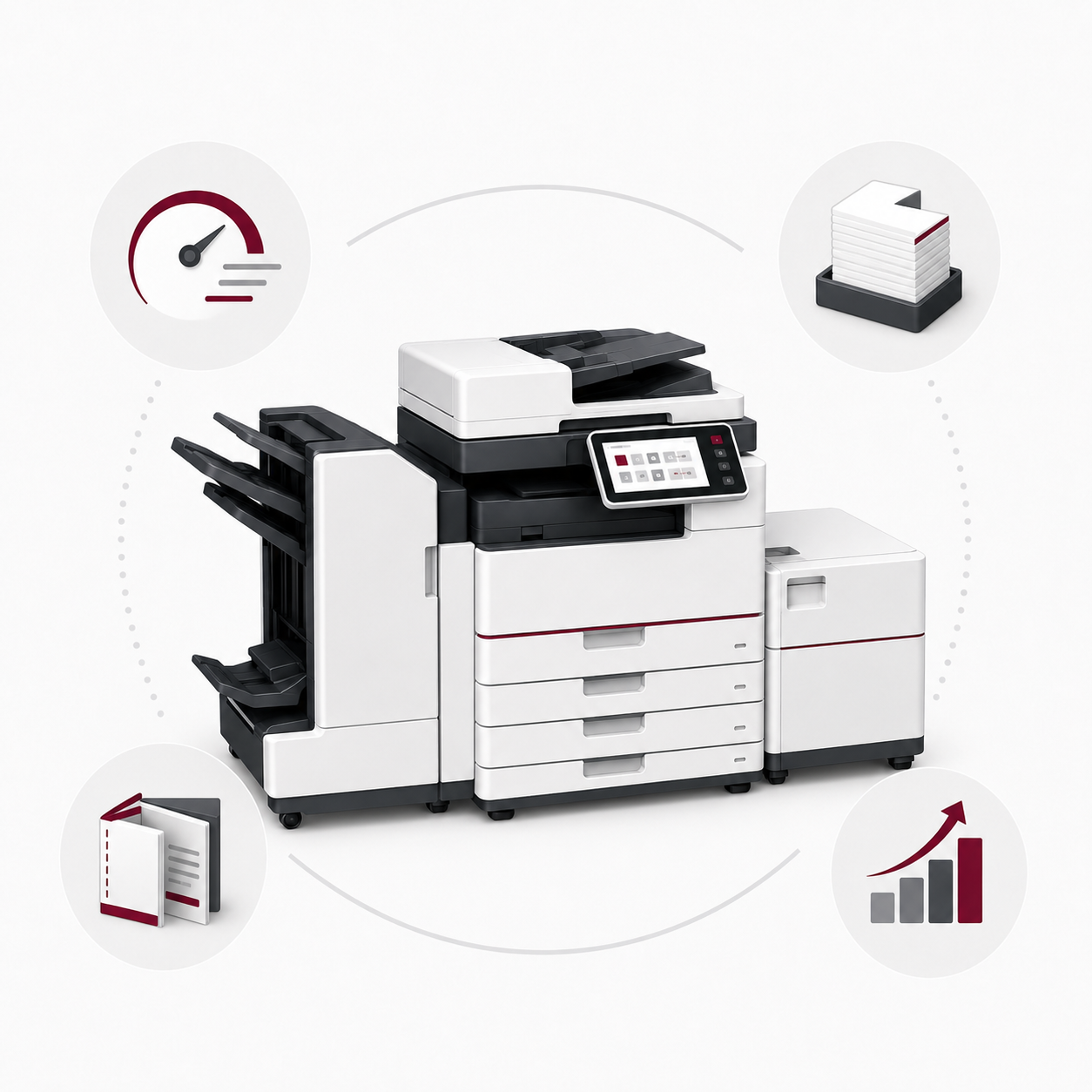 high-volume printer icon