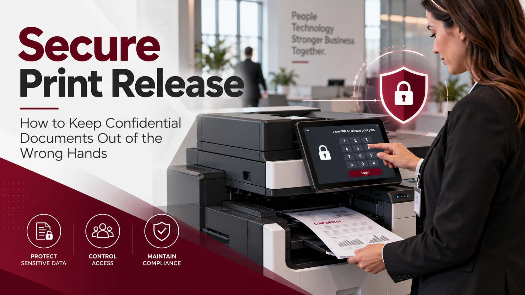 Secure print release